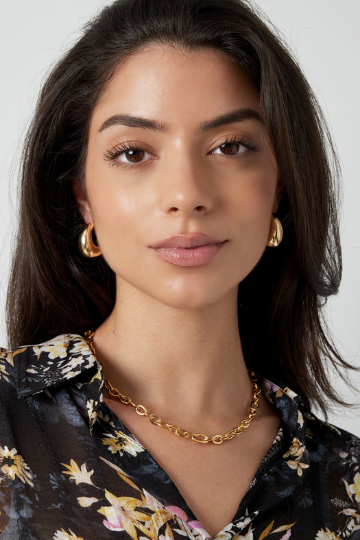 Chunky Original Gold Hoop Earrings - hus & co.