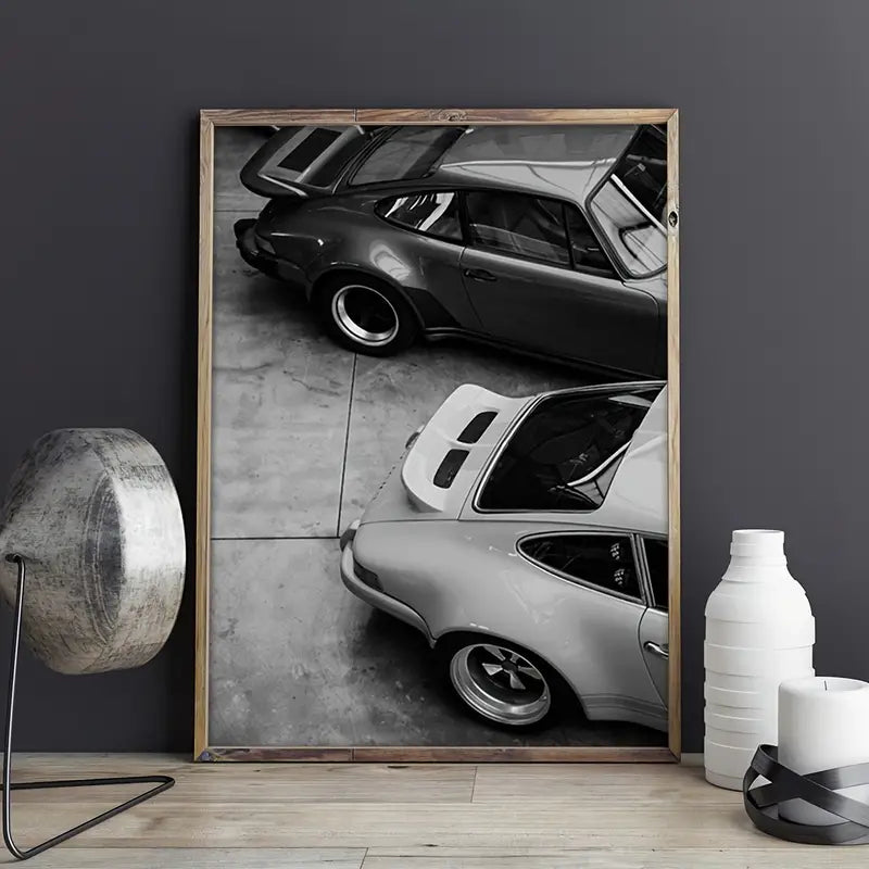 Sports Car Canvas Poster - HUS & CO.