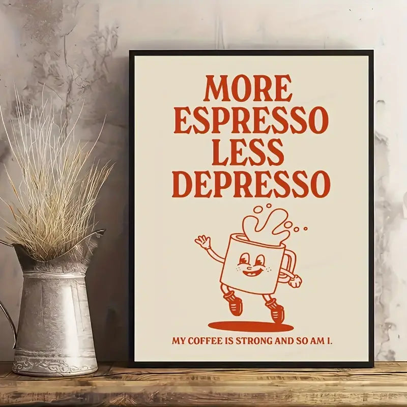 Coffee Canvas Poster - HUS & CO.