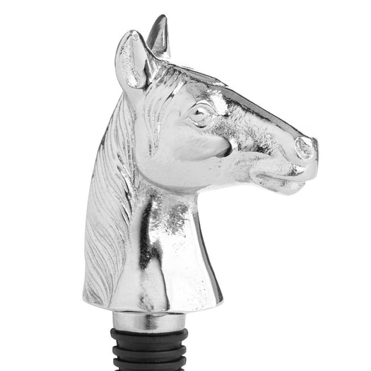 Silver Nickel Horse Bottle Stopper - HUS & CO.