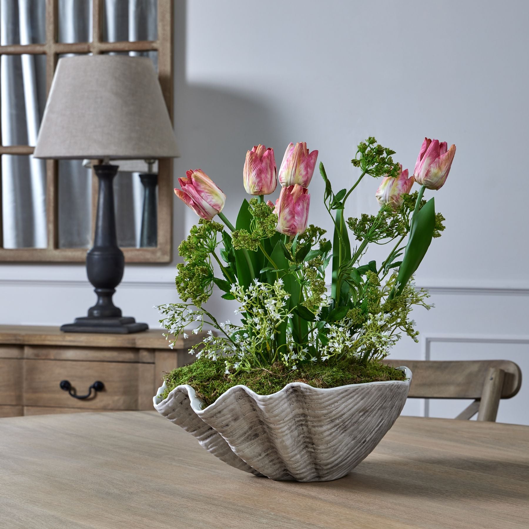 Pink & Green Tulip - hus & co.