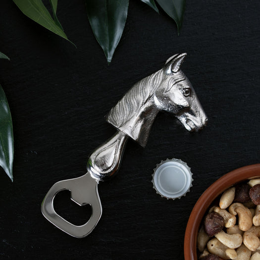 Silver Nickel Horse Bottle Opener - HUS & CO.