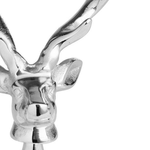 Silver Nickel Stag Head Detail Bottle Opener - HUS & CO.