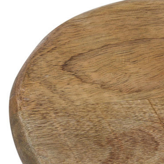 Large Round Hanging Hard Wood Chopping Board - hus & co.