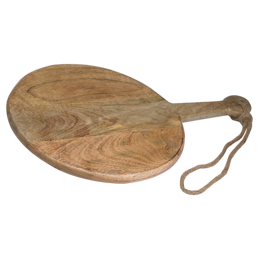 Large Round Hanging Hard Wood Chopping Board - hus & co.