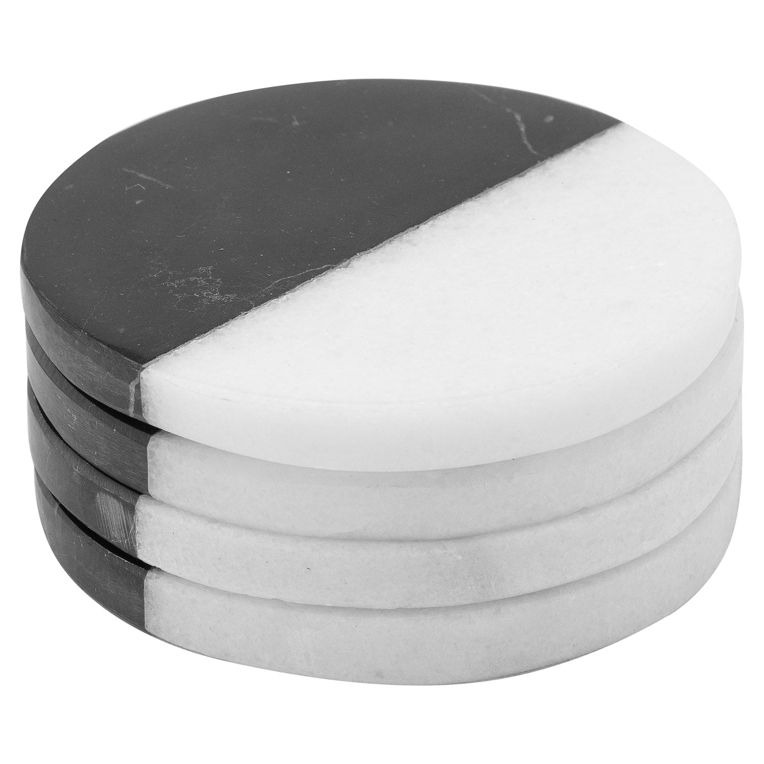 Set Of 4 Marble Coasters - hus & co.