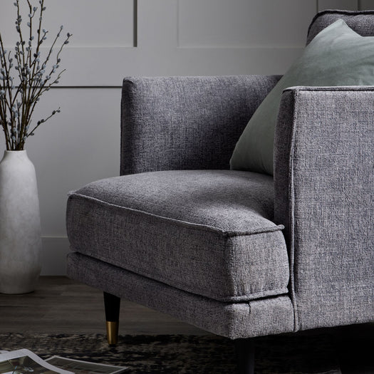 Hampton Grey Large Arm Chair - HUS & CO.