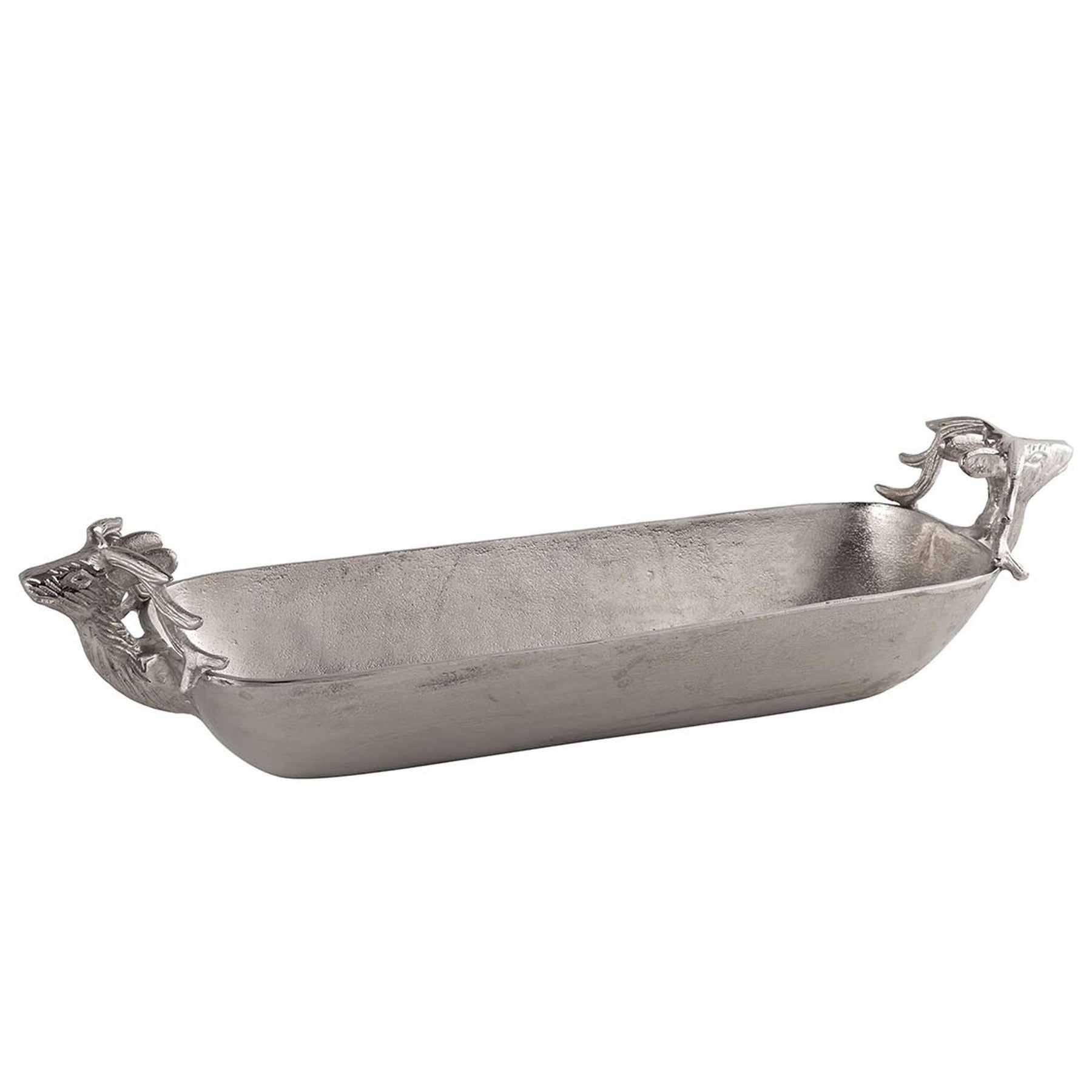 Farrah Collection Silver Large Deer Display Tray - hus & co.