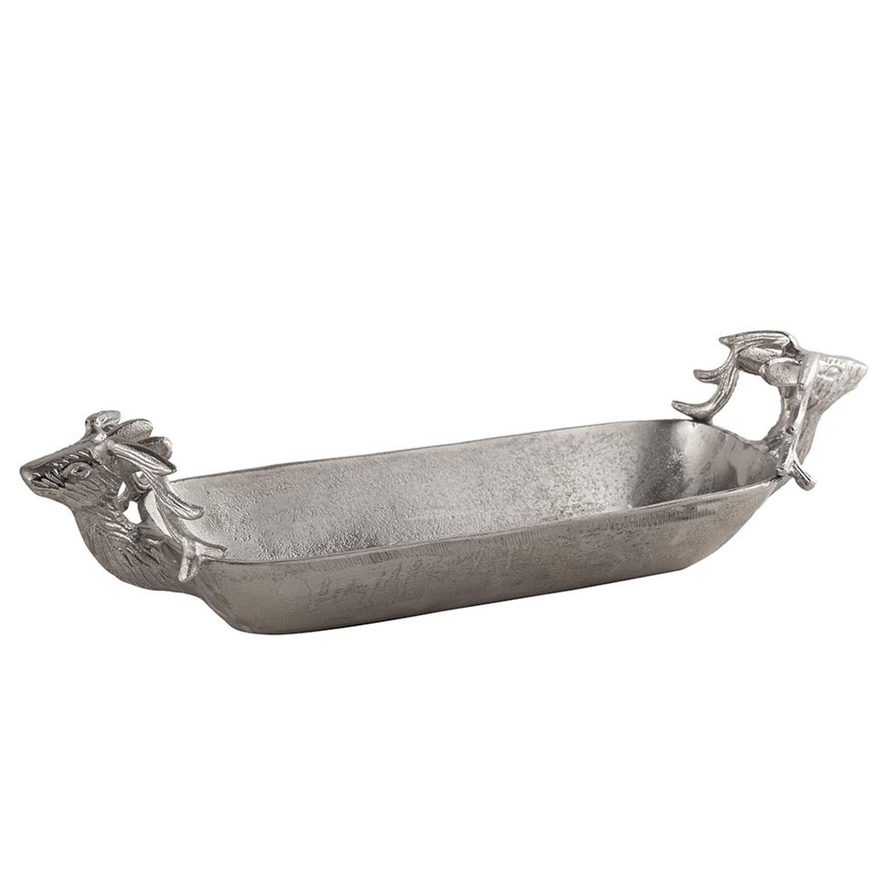 Farrah Collection Silver Deer Display Tray - hus & co.