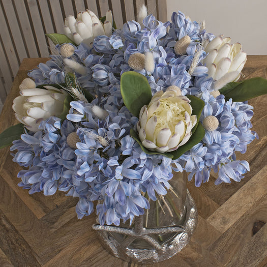 Dried White Bunny Tail Bunch Of 60 - hus & co.