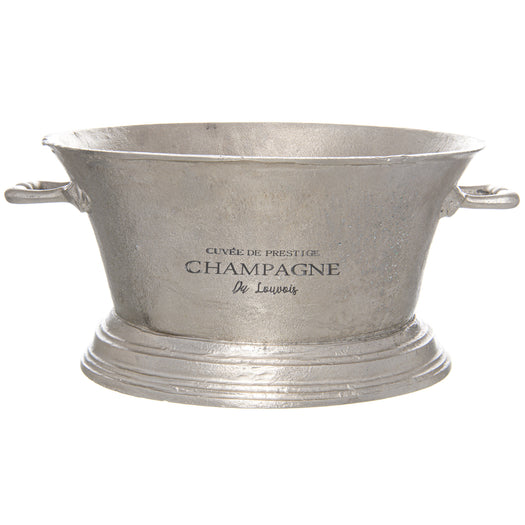 Large Antique Pewter Champagne Cooler - hus & co.