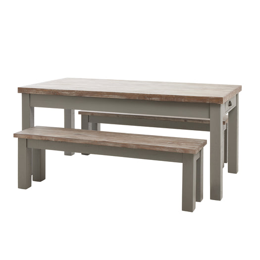 The Oxley Collection Dining Table With Two Drawers - hus & co.