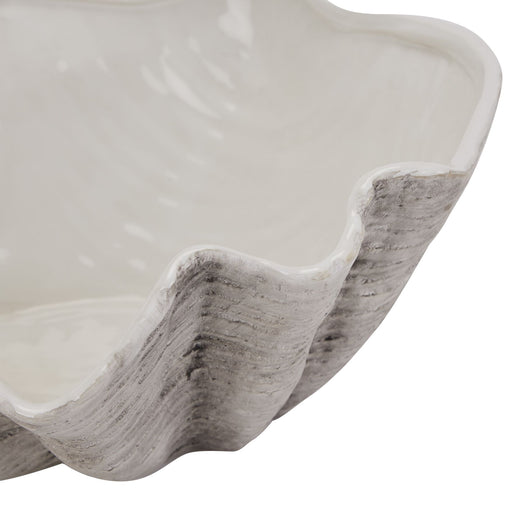 Large Ceramic Adele Shell Bowl - hus & co.