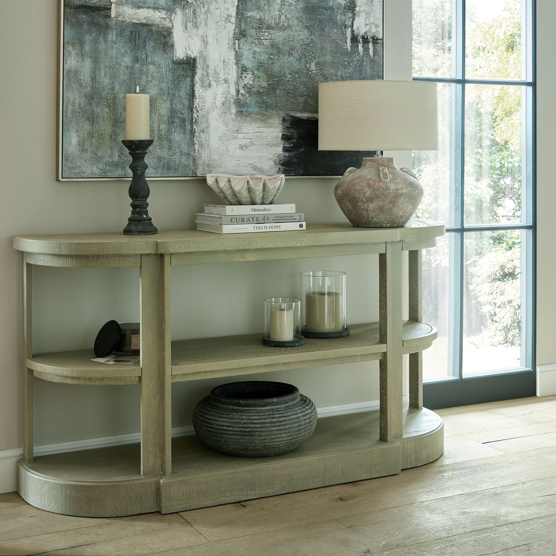 Saltaire Collection 2 Shelf Console Table - HUS & CO.