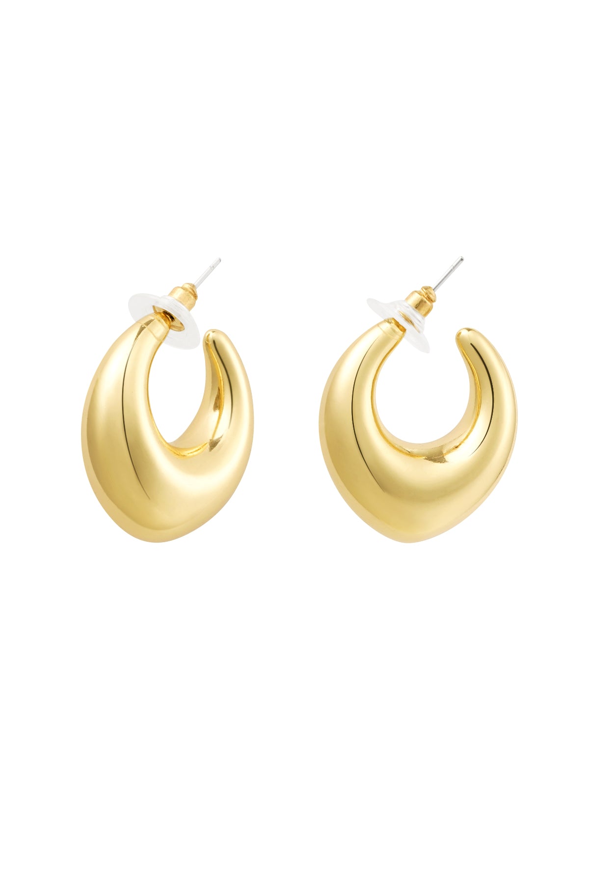 Chunky Original Gold Hoop Earrings - hus & co.