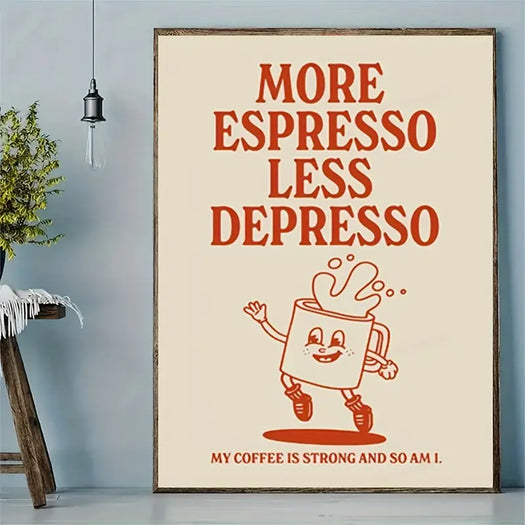 Coffee Canvas Poster - HUS & CO.