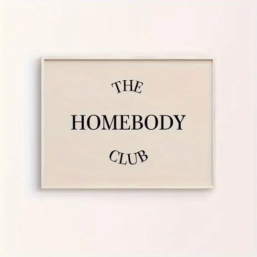 "The Homebody Club" Canvas Print - HUS & CO.