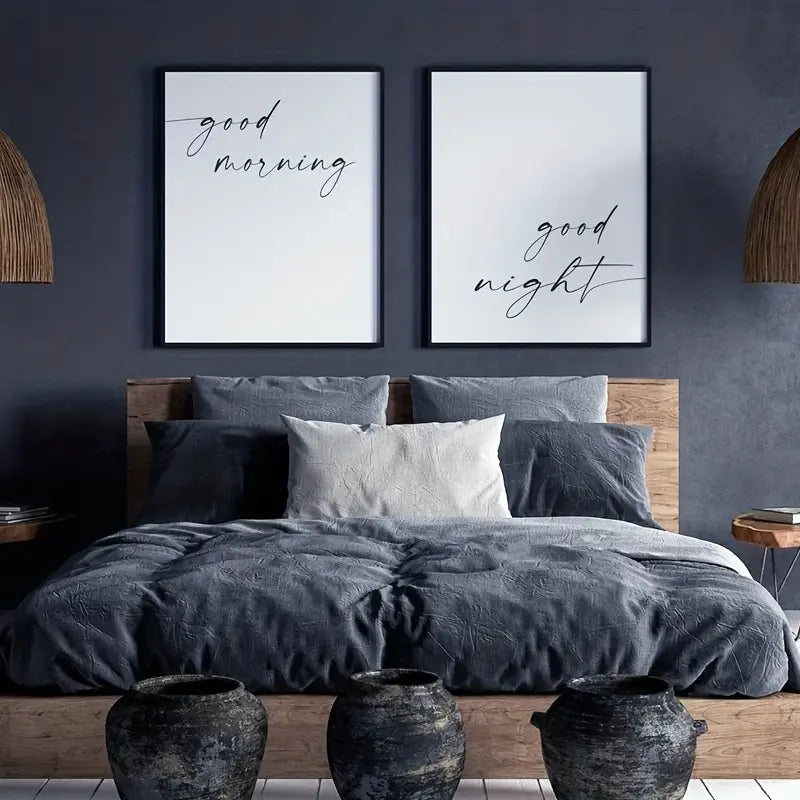 "Good Morning, Good Night" Canvas Prints - HUS & CO.