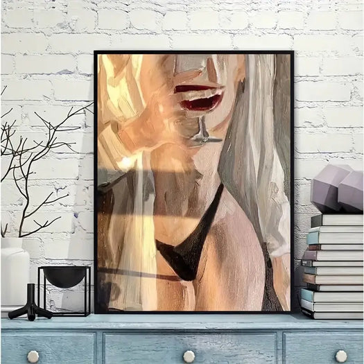 Multifaceted Aesthetic Female Body Canvas Print - HUS & CO.