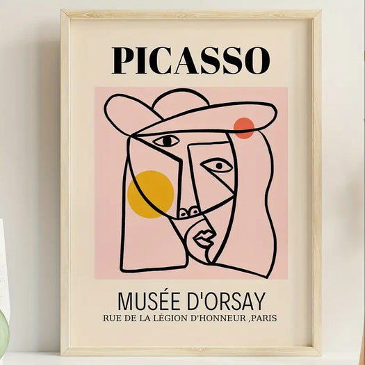 Set of 3 Picasso & Warhol Canvas Posters - HUS & CO.