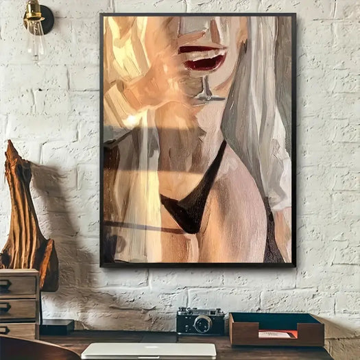 Multifaceted Aesthetic Female Body Canvas Print - HUS & CO.