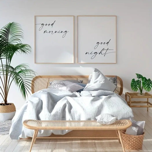 "Good Morning, Good Night" Canvas Prints - HUS & CO.