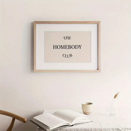 "The Homebody Club" Canvas Print - HUS & CO.