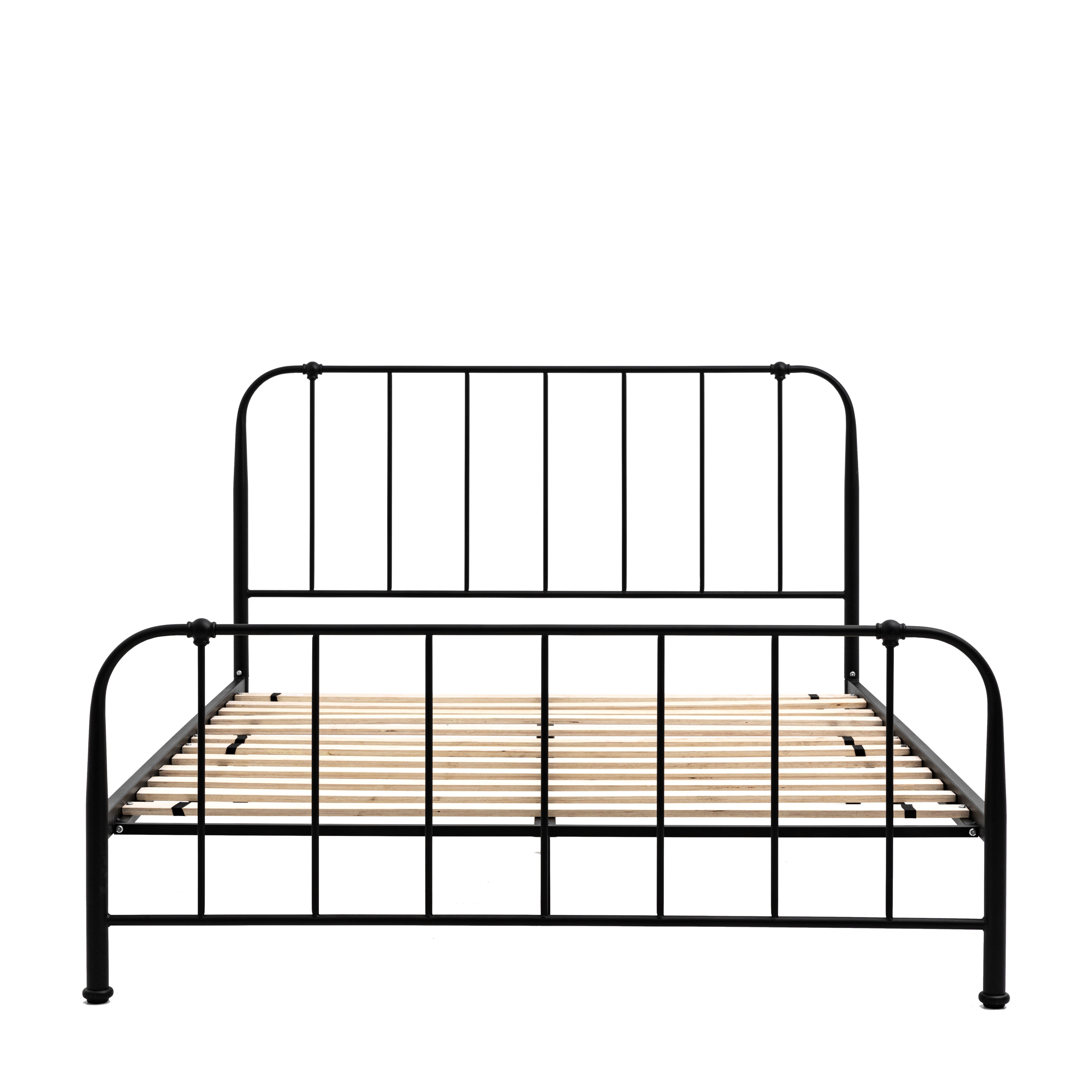 Loughton Double Bedstead - Black - hus & co.