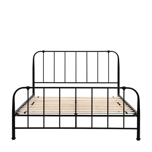 Loughton Double Bedstead - Black - hus & co.