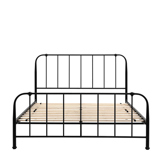 Loughton King Bedstead - Black - hus & co.