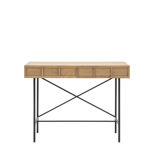 Panelled 2 Drawer Console Table - hus & co.