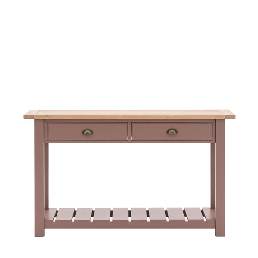 Eton 2 Drawer Console Table - Clay - HUS & CO.