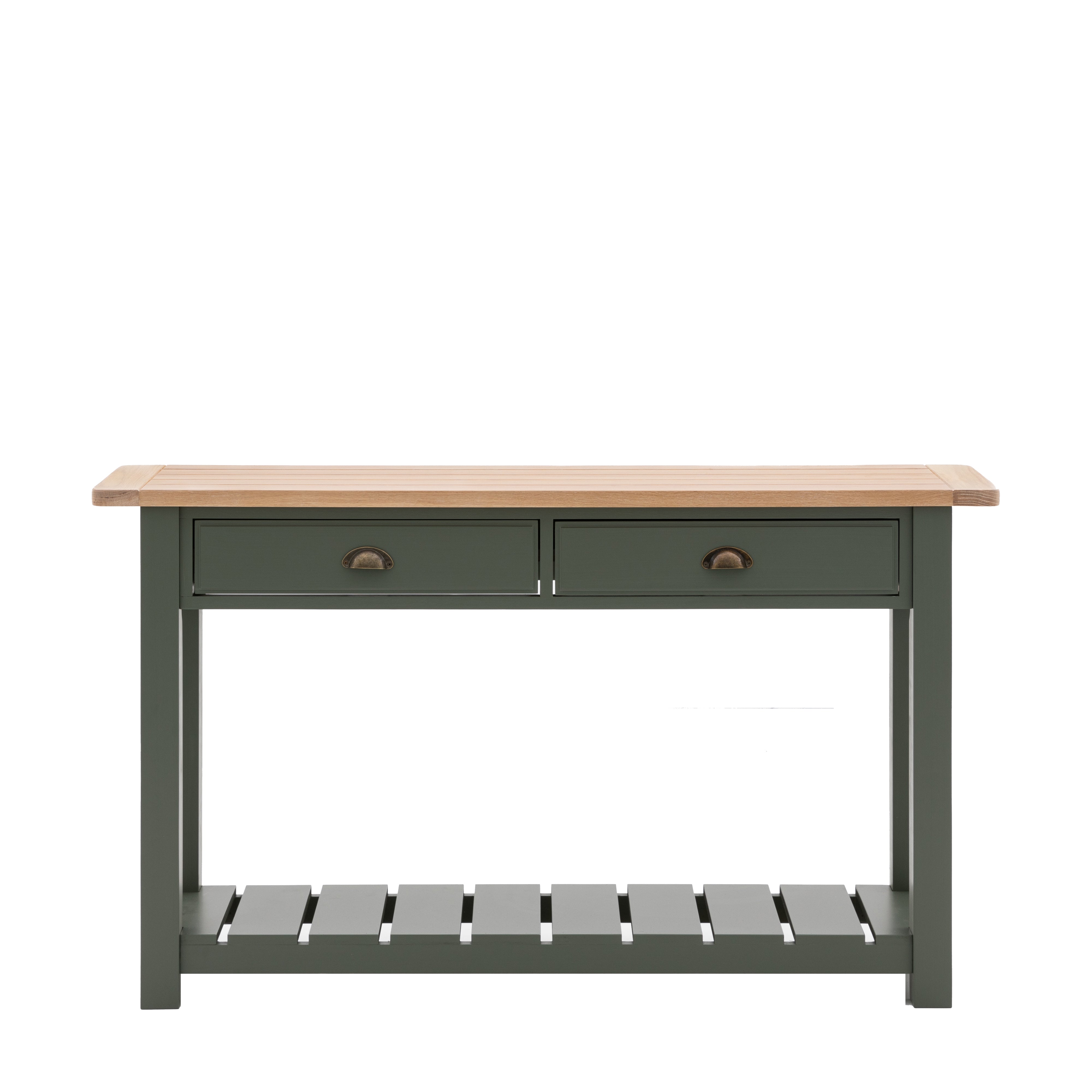 Eton 2 Drawer Console Table - Moss - HUS & CO.