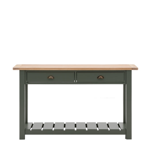 Eton 2 Drawer Console Table - Moss - HUS & CO.