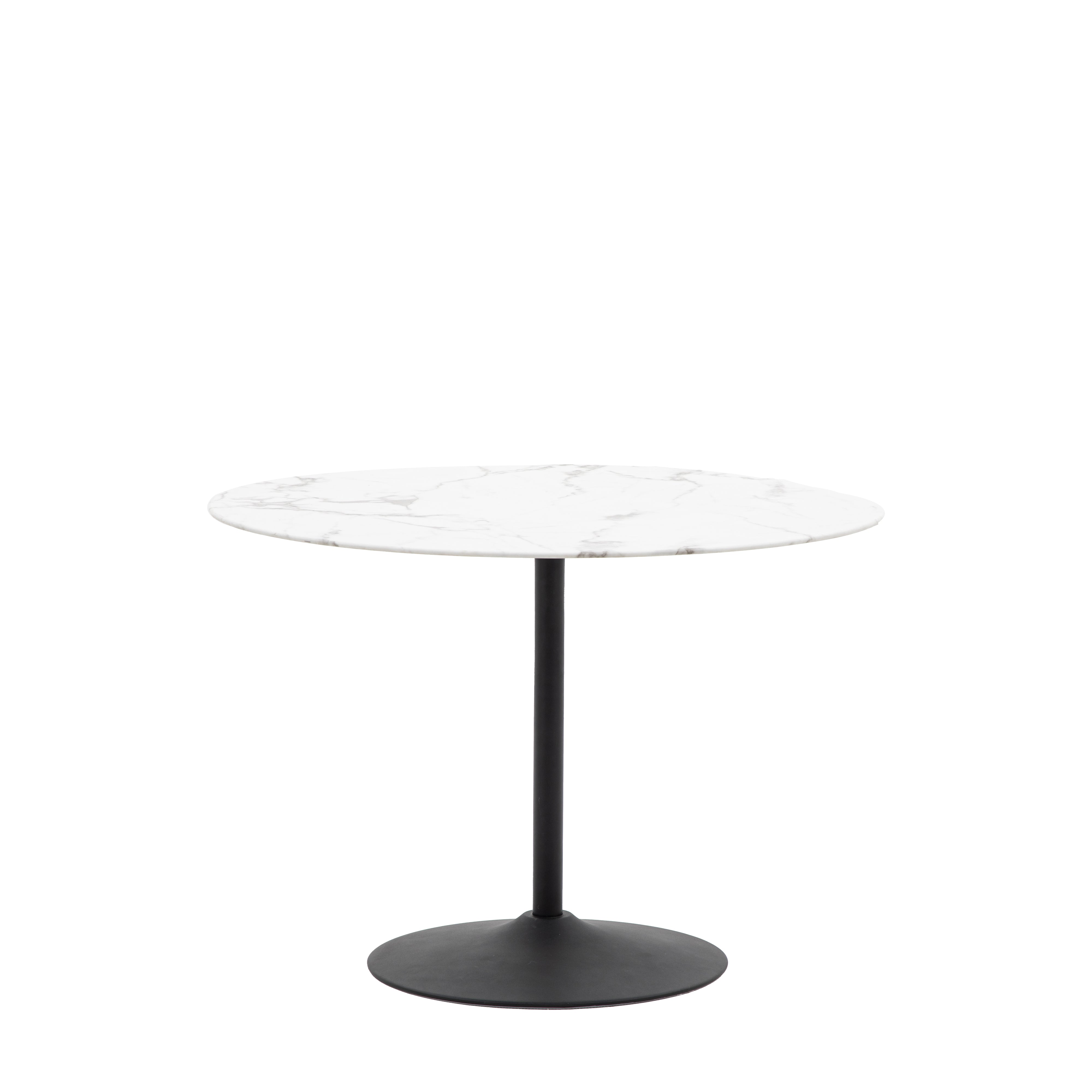 Fielding Dining Table - Marble/Black - hus & co.