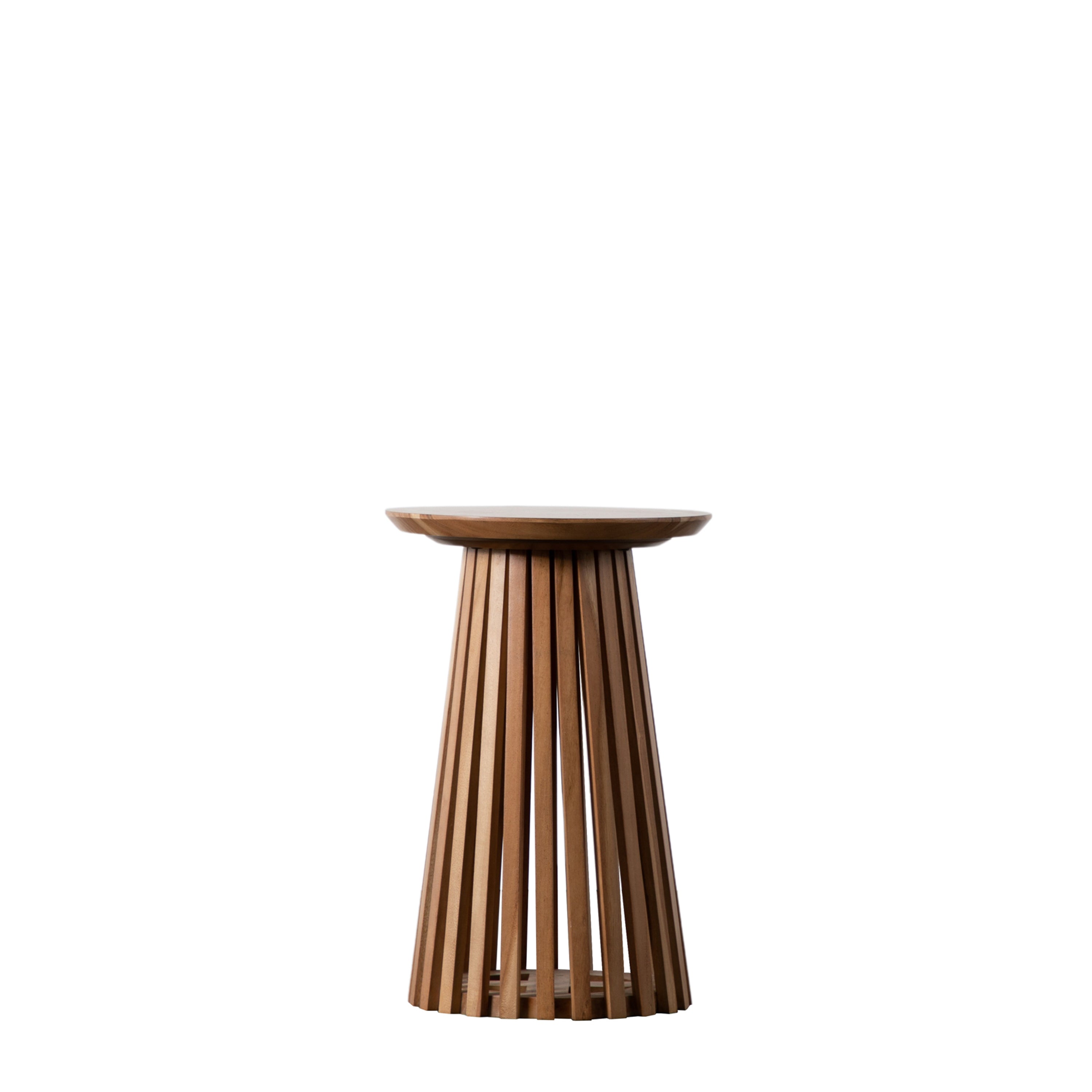 Brookland Slatted Side Table - hus & co.