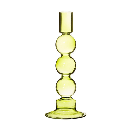 Bubble Candle Holder Olive Green - hus & co.