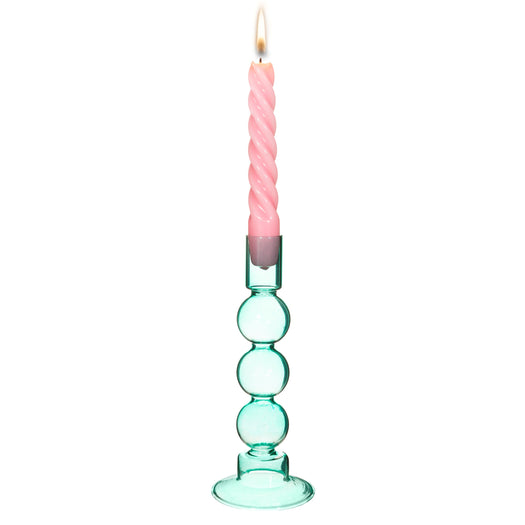 Bubble Candle Holder Turquoise - hus & co.