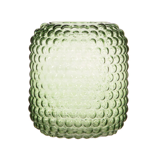 Green Glass Bobble Vase - hus & co.