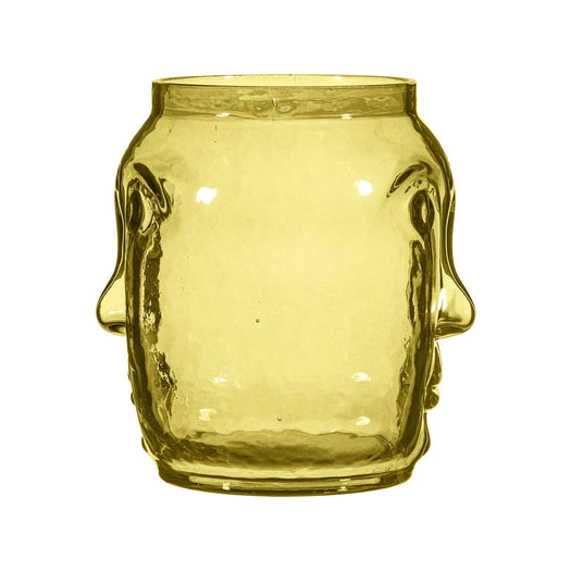 Olive Green Face Vase - hus & co.