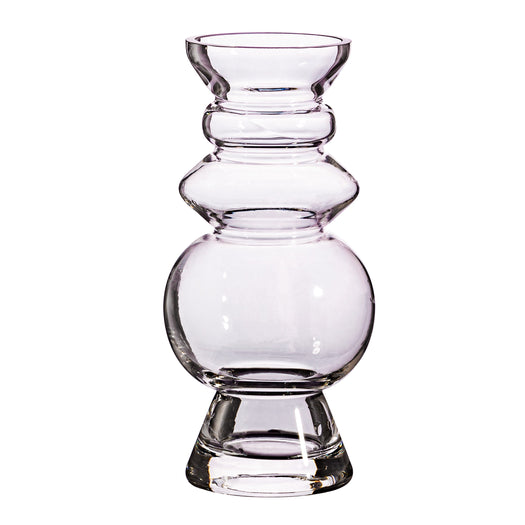 Selina Glass Vase Clear - hus & co.