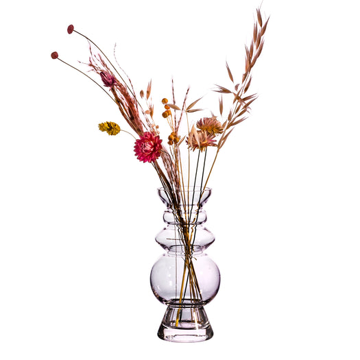 Selina Glass Vase Clear - hus & co.