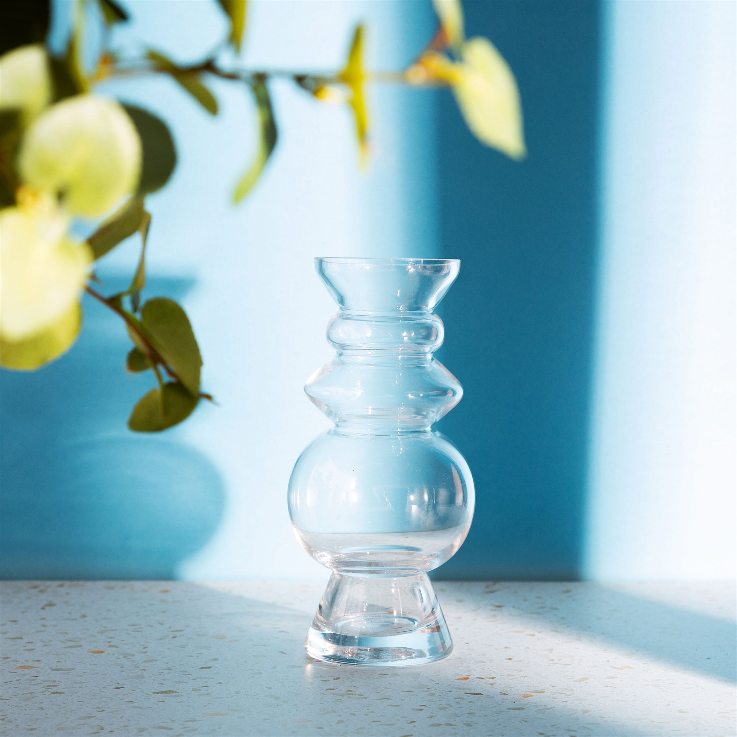 Selina Glass Vase Clear - hus & co.