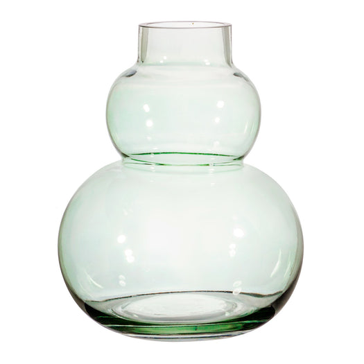 Glass Pebble Vase Pale Green - hus & co.