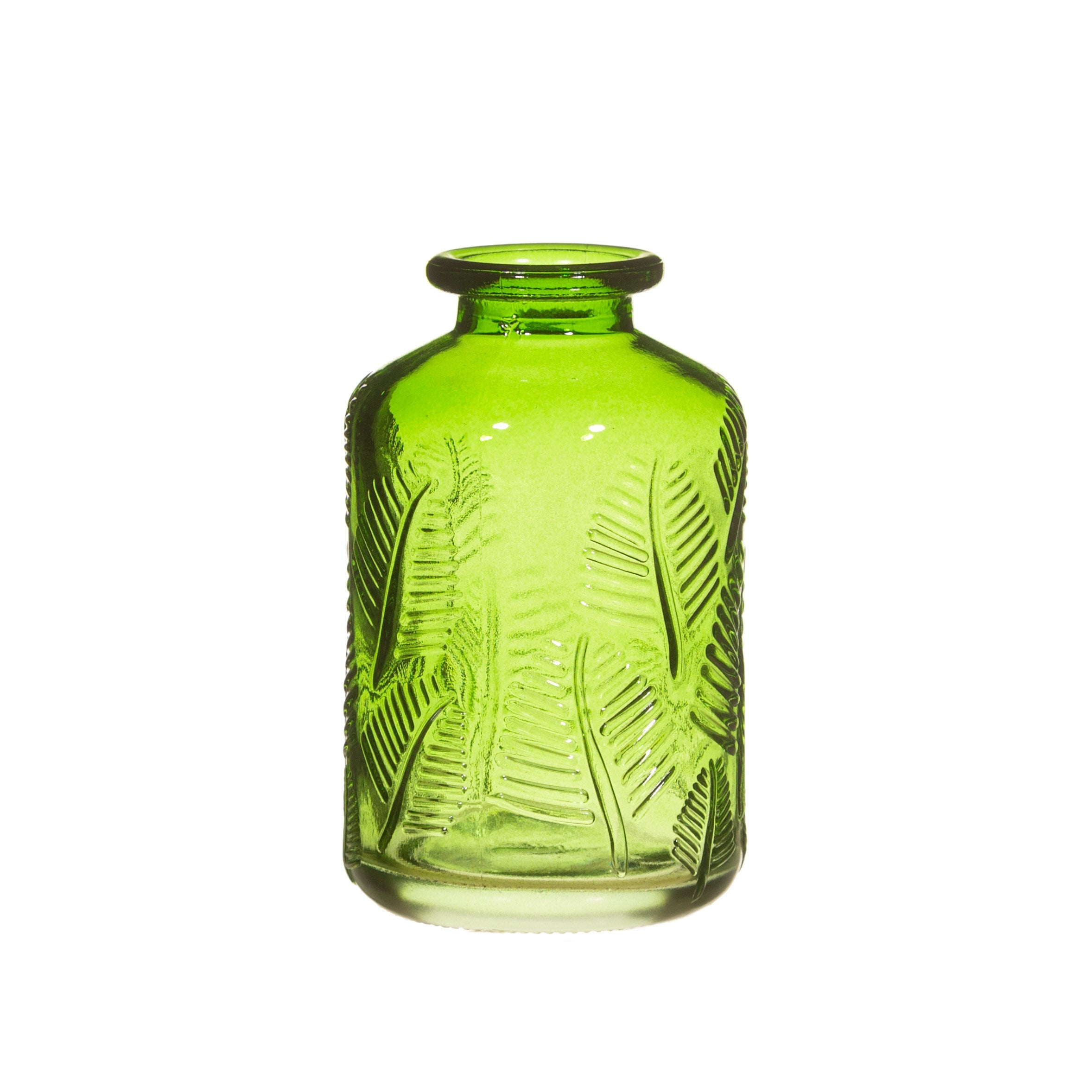 Green Leaf Print Vase - hus & co.