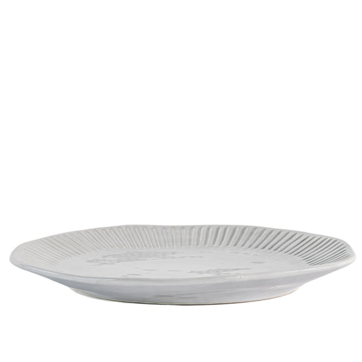 Organic Ridged Dinner Plate (Pack of 4) - HUS & CO.