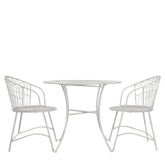 Siracusa 2 Seater Bistro Set - Vanilla - HUS & CO.