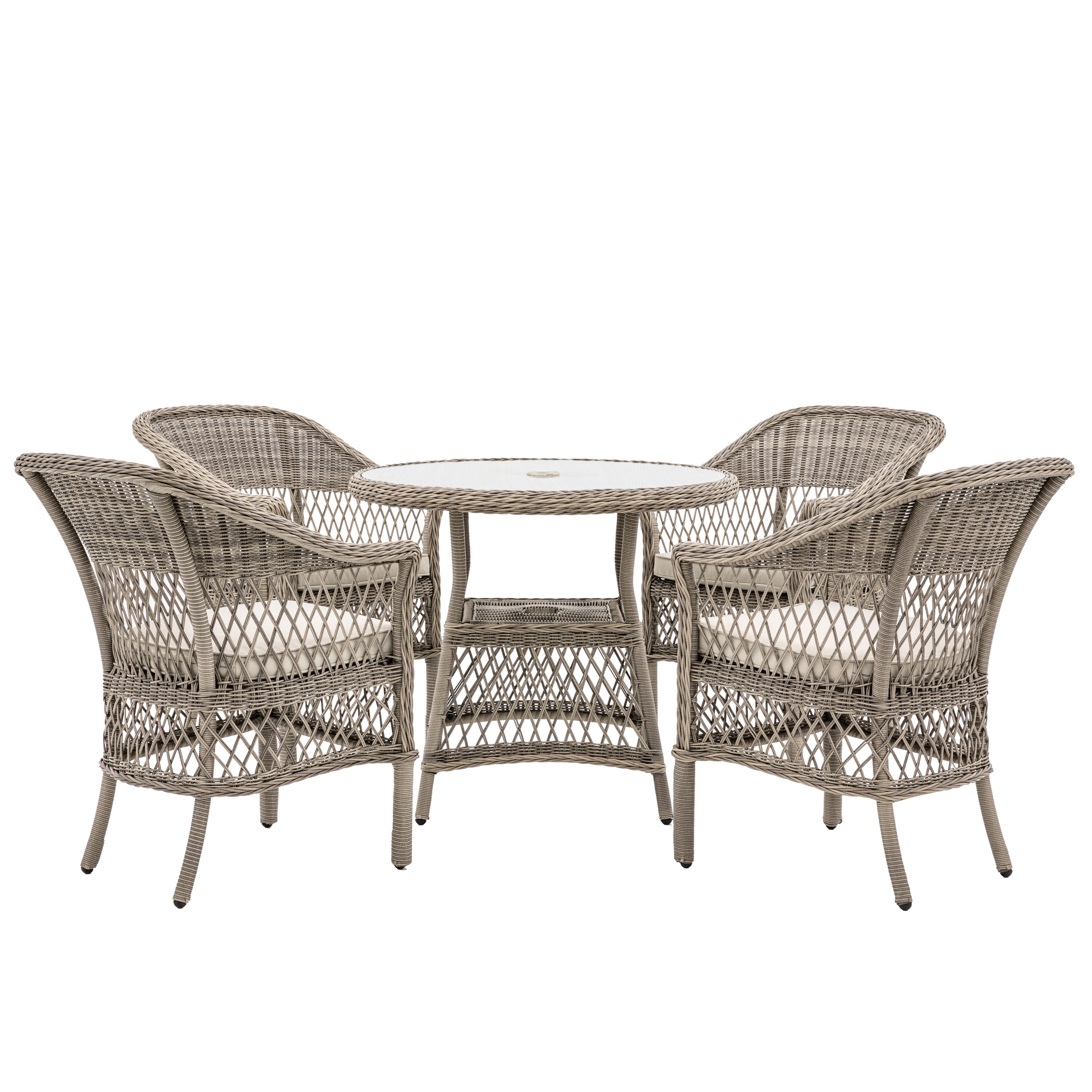 Menton 4 Seater Dining Set - HUS & CO.