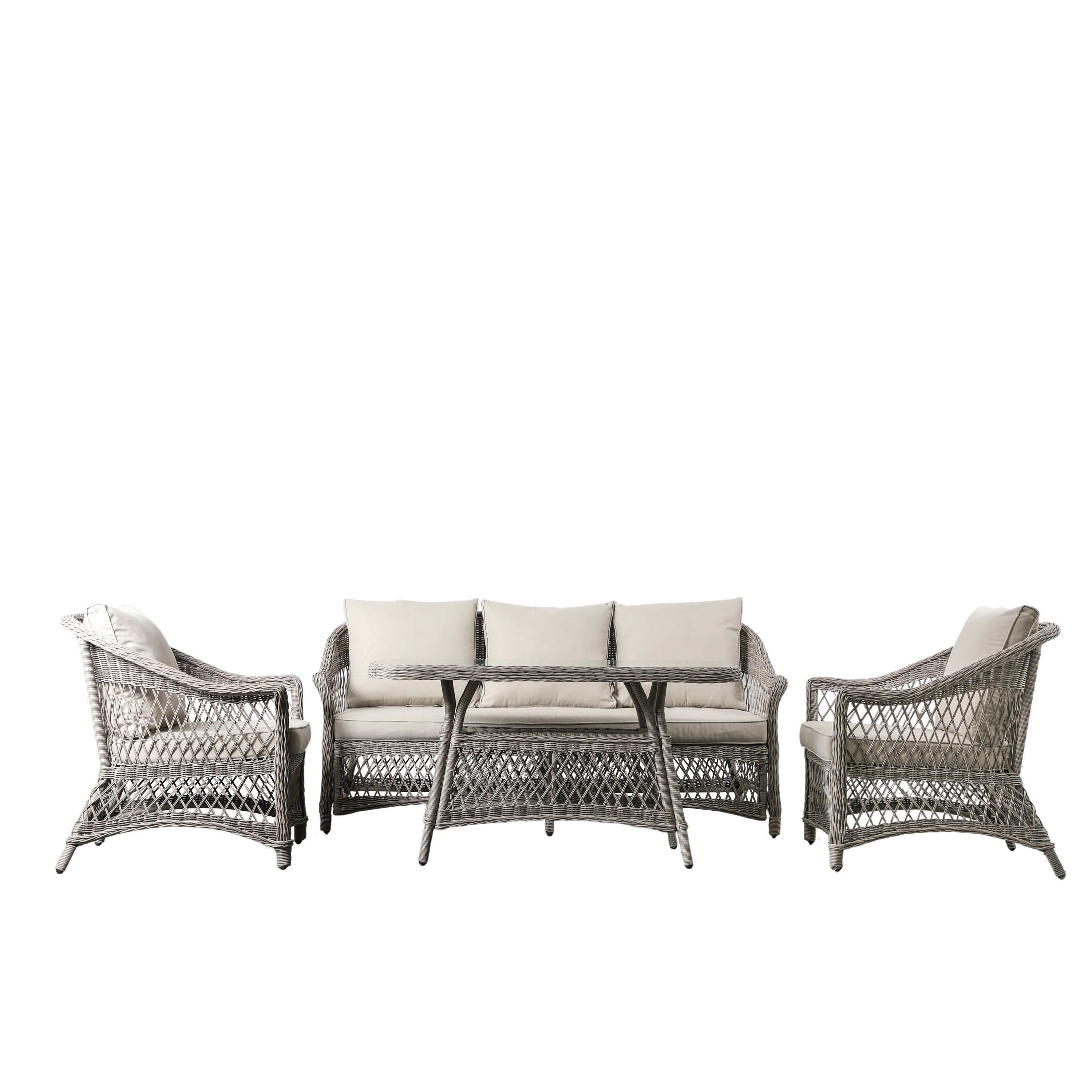 Menton Country Sofa Dining Set - HUS & CO.