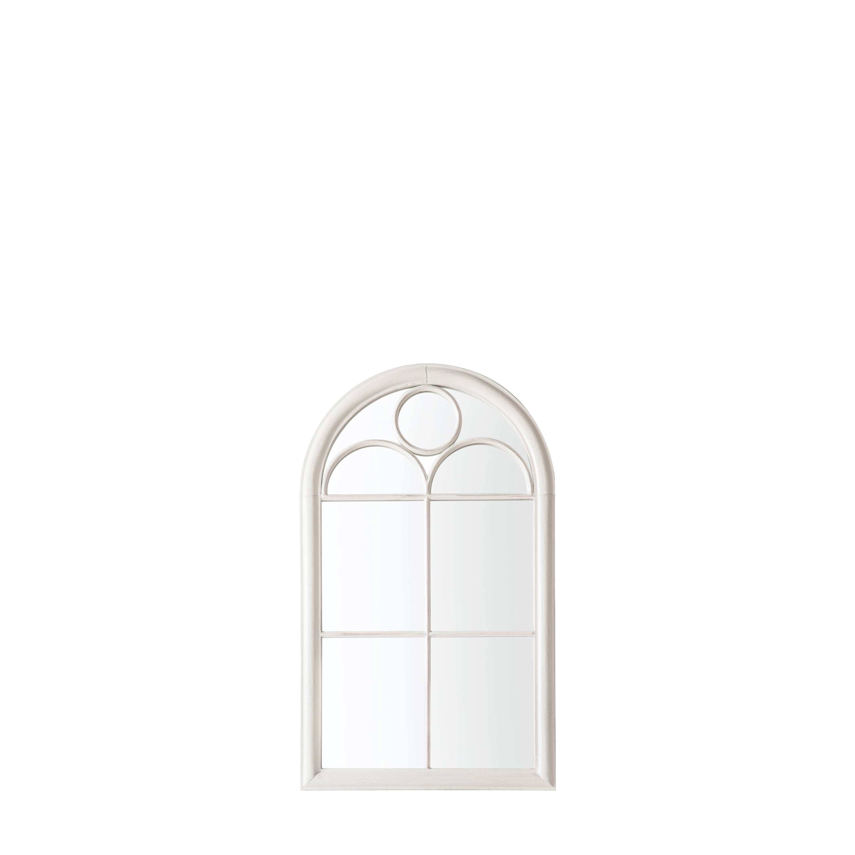 Nurstead Outdoor Mirror - White - HUS & CO.